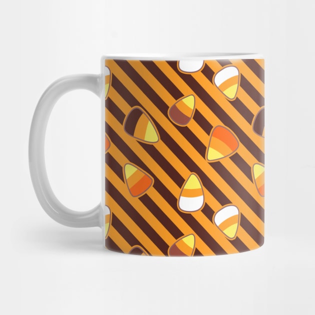 Candy Corn Striped Pattern by saradaboru